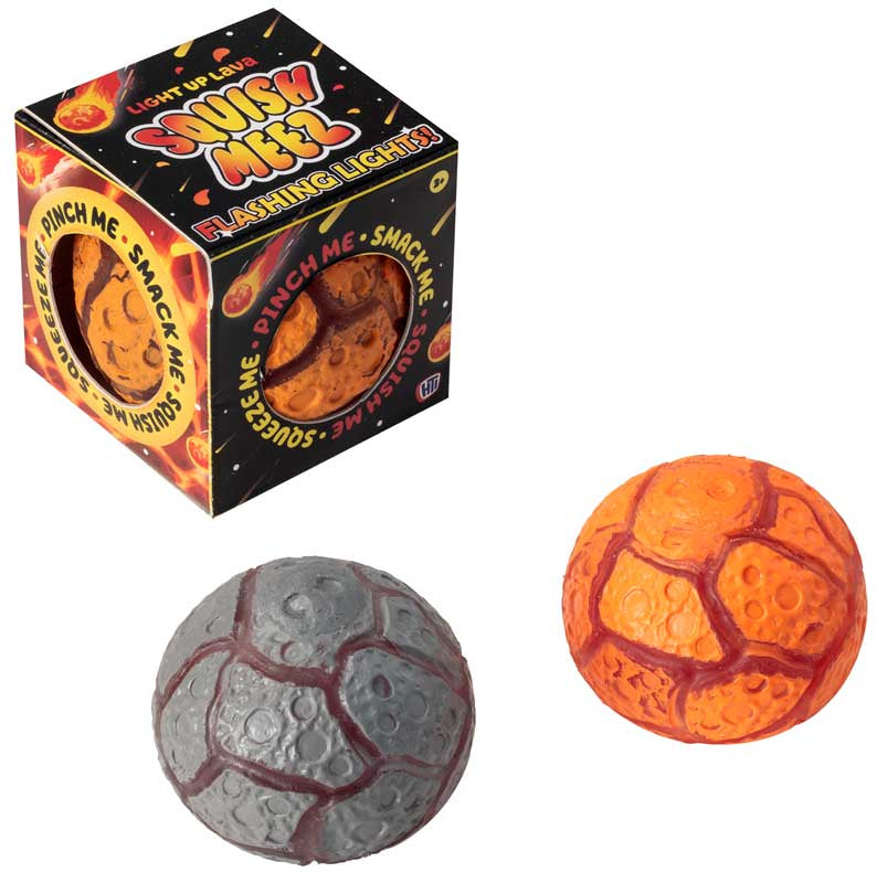 Squish meez LIGHT UP LAVA BALLS 6CM ASSORTED