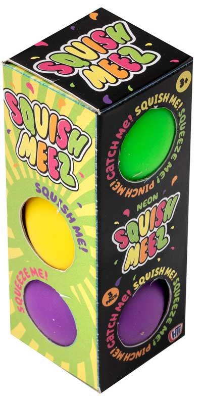 Squish meez neon stress balls
