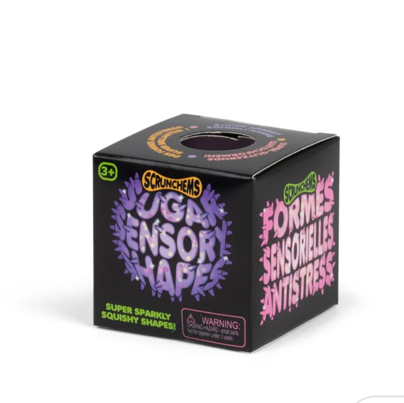 Scrunchems sensory sugar shapes
