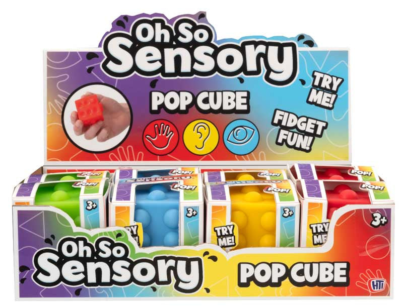 Oh so sensory POP CUBE ASSORTED