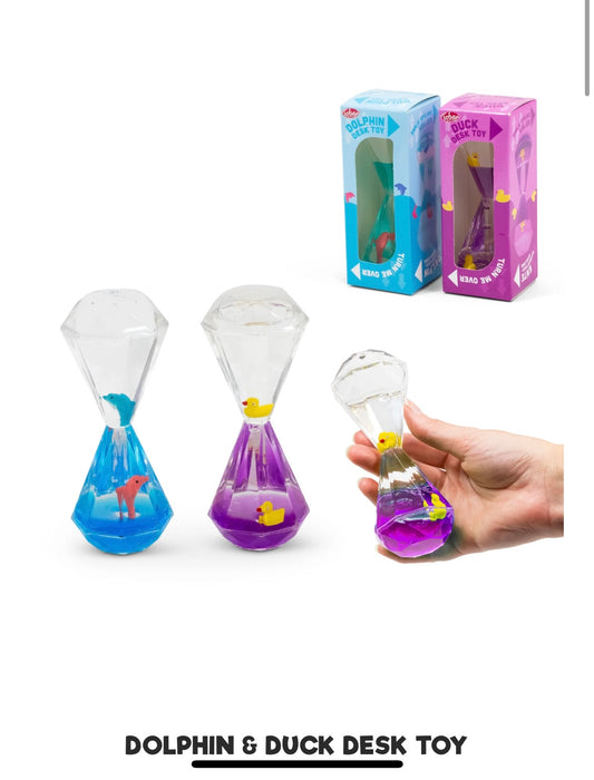 Desktop timer duck/dolphin