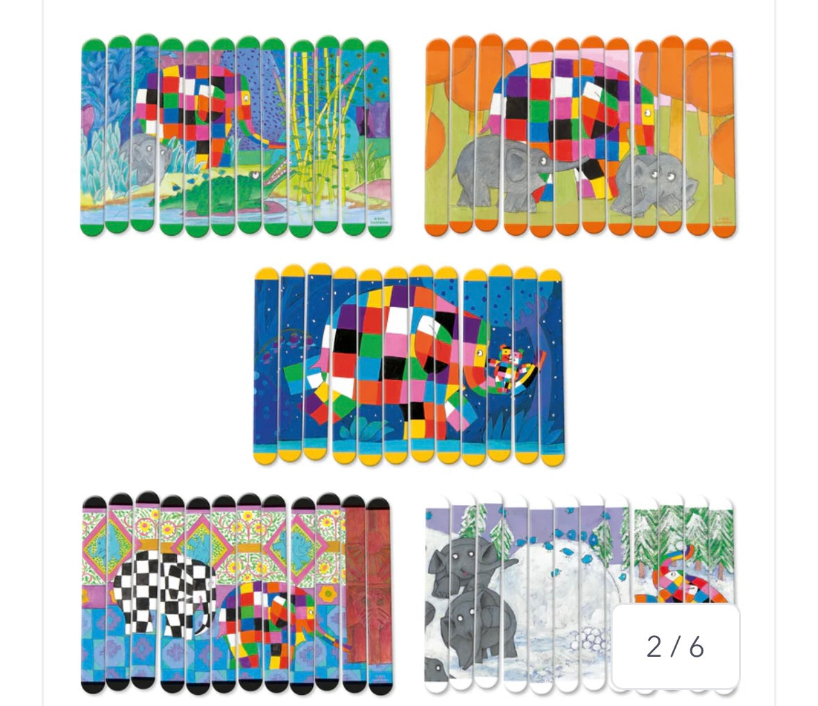 Elmer puzzle sticks