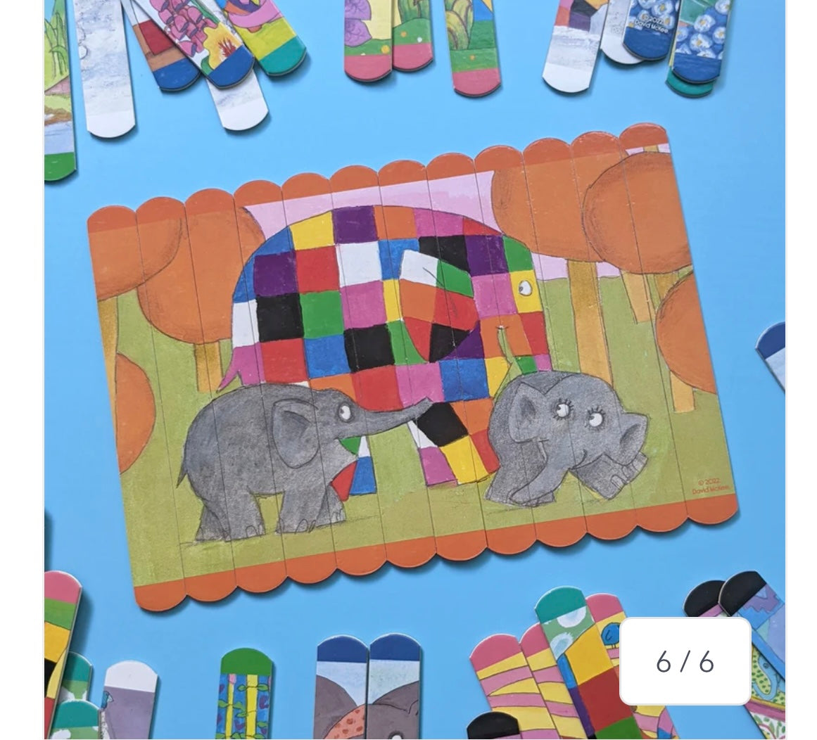 Elmer puzzle sticks