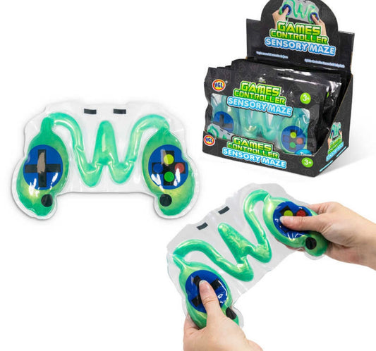 Game controller sensory maze