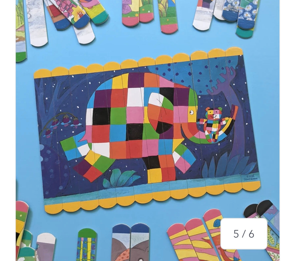 Elmer puzzle sticks