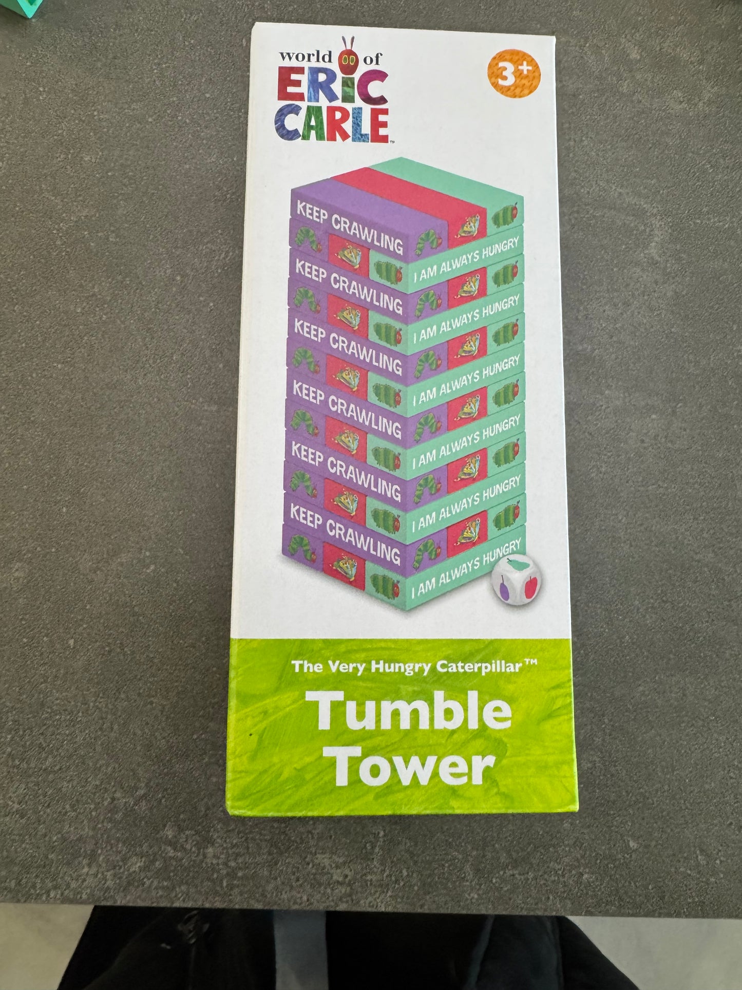 The hungry caterpillar tumble tower