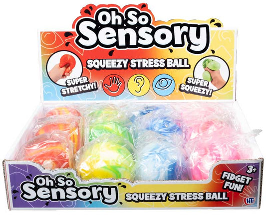 Oh so sensory SQUEEZE STRESS BALL ASSORTED