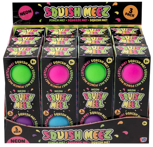 Squish meez neon stress balls
