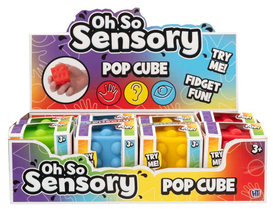 Oh so sensory POP CUBE ASSORTED